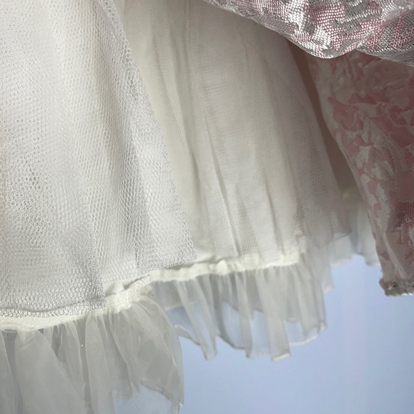 PRINCESS Faith Light Pink Jacquard Dress - Picture 4 of 8